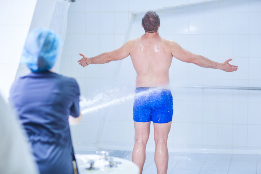 Лечебные души в санатории «Солнечный» в Кисловодске - фотография