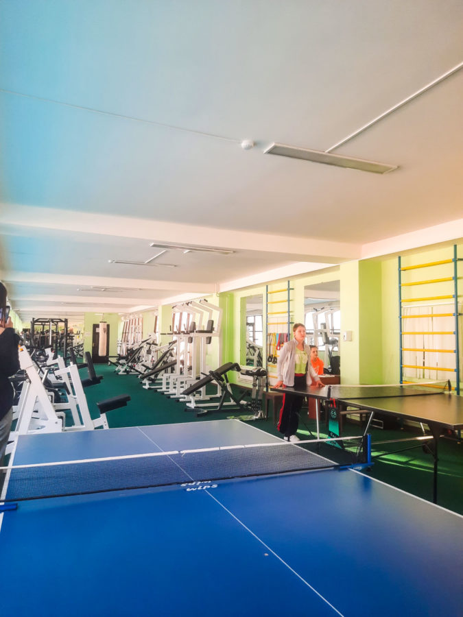 Тренажёрный зал в санатории «Солнечный» в Кисловодске - фотография