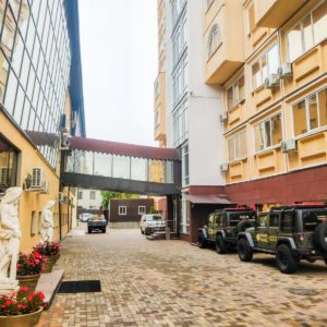 Крытый переход в санатории «Солнечный» в Кисловодске - фотография