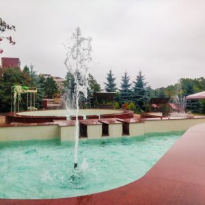 Фонтаны в санатории «Солнечный» в Кисловодске - фотография