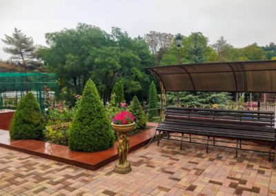 Территория в санатории «Солнечный» в Кисловодске - фотография