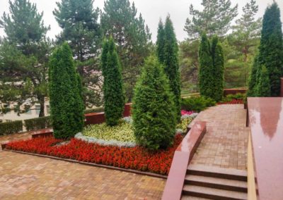 Территория в санатории «Солнечный» в Кисловодске - фотография