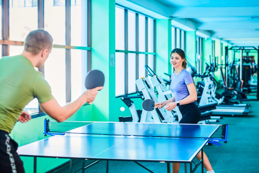 Настольный теннис в санатории «Солнечный» в Кисловодске - фотография