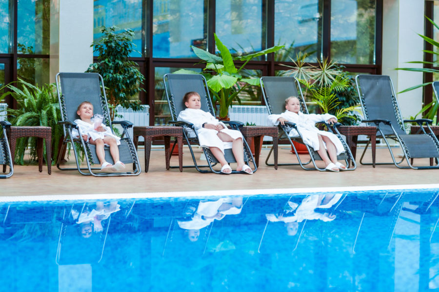 Бассейн в санатории «Солнечный» в Кисловодске - фотография