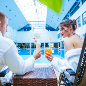 Бассейн в санатории «Солнечный» в Кисловодске - фотография