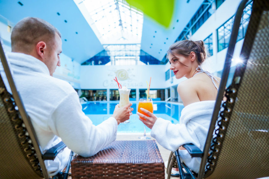 Бассейн в санатории «Солнечный» в Кисловодске - фотография