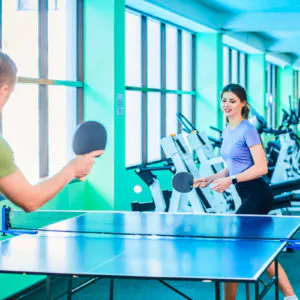 Настольный теннис в санатории «Солнечный» в Кисловодске - фотография