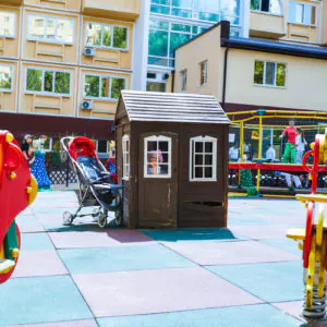 Детская площадка «Страна Чудес» в санатории «Солнечный» в Кисловодске - фотография