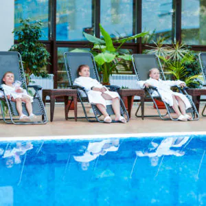 Бассейн в санатории «Солнечный» в Кисловодске - фотография